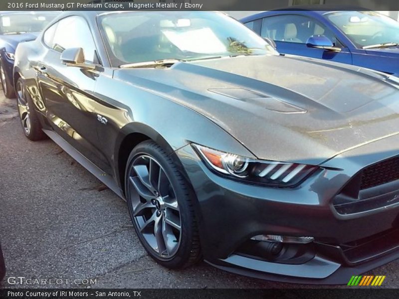 Magnetic Metallic / Ebony 2016 Ford Mustang GT Premium Coupe