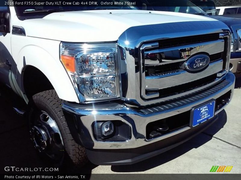 Oxford White / Steel 2016 Ford F350 Super Duty XLT Crew Cab 4x4 DRW