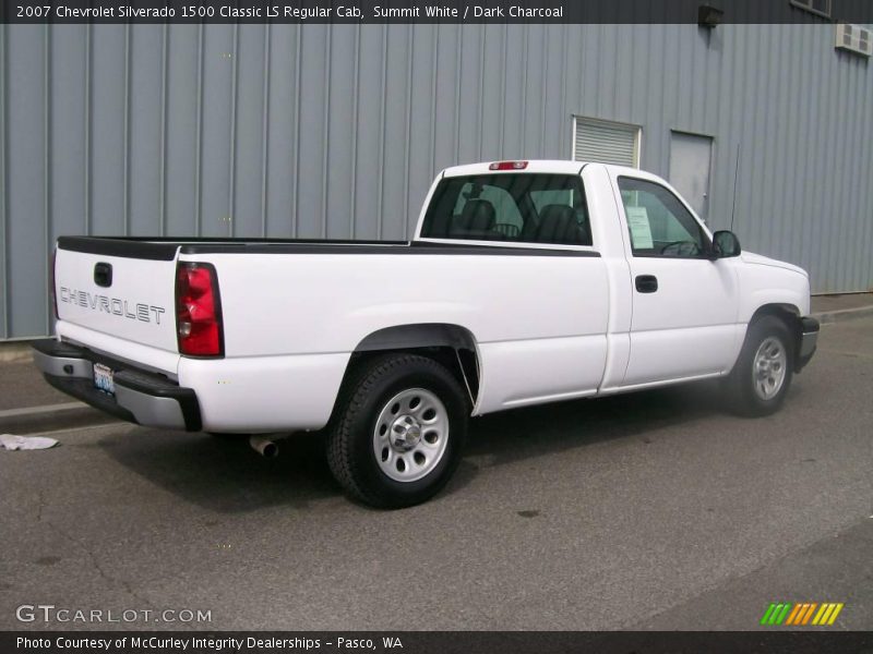 Summit White / Dark Charcoal 2007 Chevrolet Silverado 1500 Classic LS Regular Cab