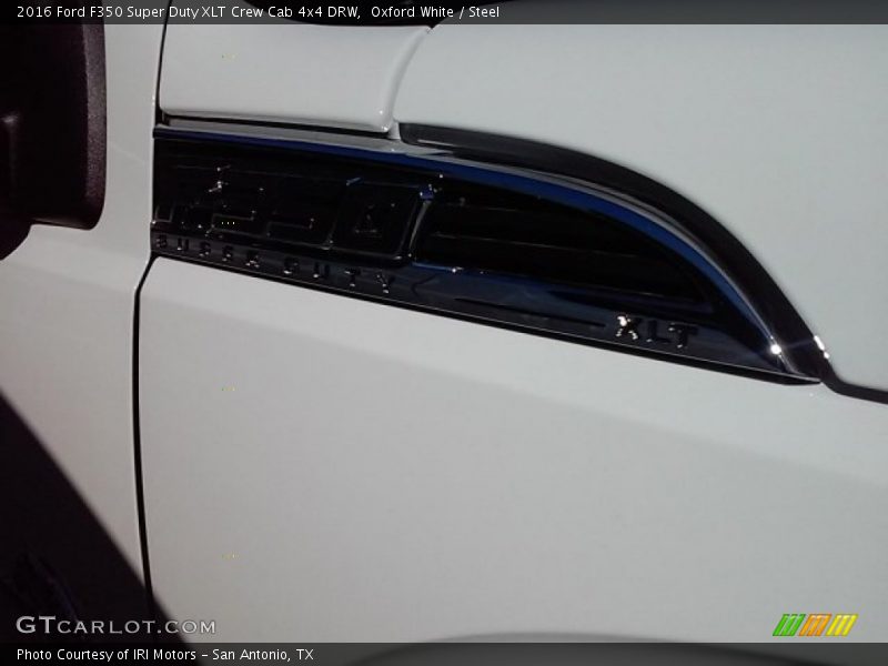Oxford White / Steel 2016 Ford F350 Super Duty XLT Crew Cab 4x4 DRW