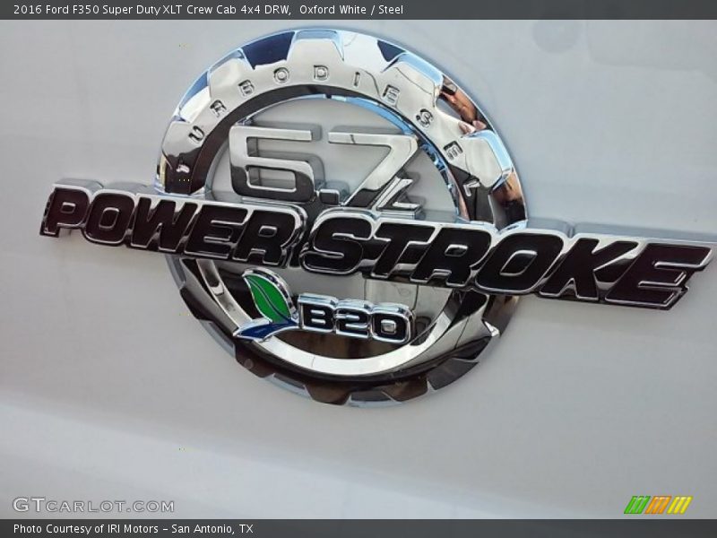 Oxford White / Steel 2016 Ford F350 Super Duty XLT Crew Cab 4x4 DRW