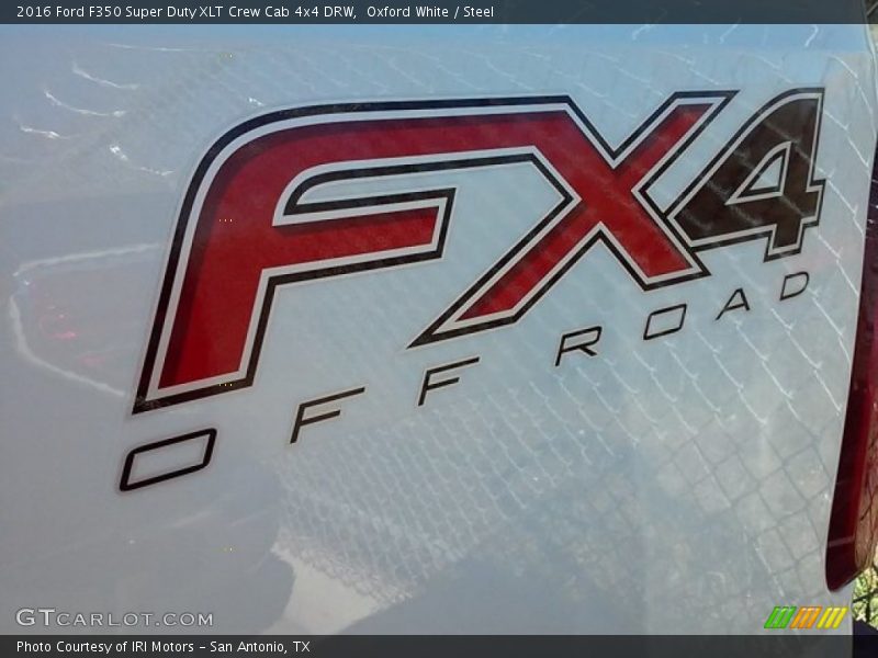 Oxford White / Steel 2016 Ford F350 Super Duty XLT Crew Cab 4x4 DRW