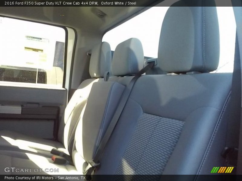 Oxford White / Steel 2016 Ford F350 Super Duty XLT Crew Cab 4x4 DRW