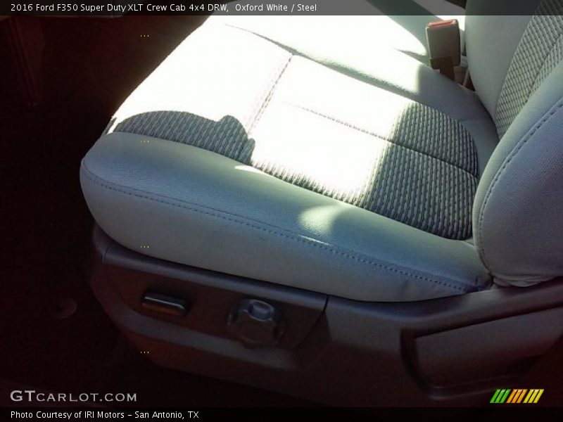 Oxford White / Steel 2016 Ford F350 Super Duty XLT Crew Cab 4x4 DRW