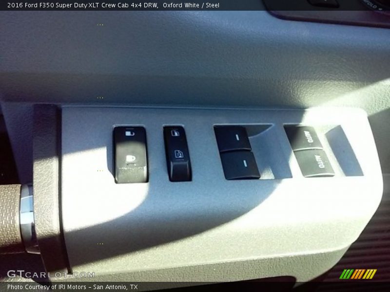 Oxford White / Steel 2016 Ford F350 Super Duty XLT Crew Cab 4x4 DRW