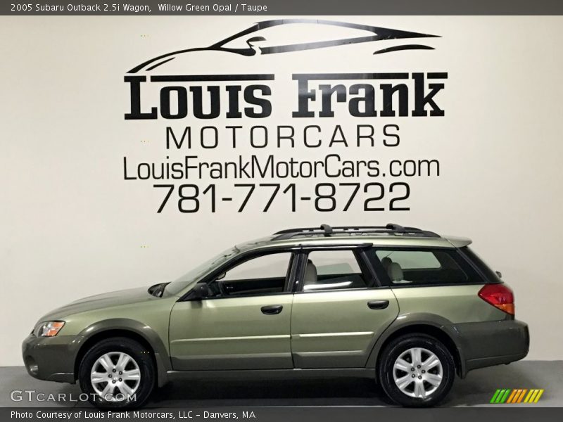 Willow Green Opal / Taupe 2005 Subaru Outback 2.5i Wagon