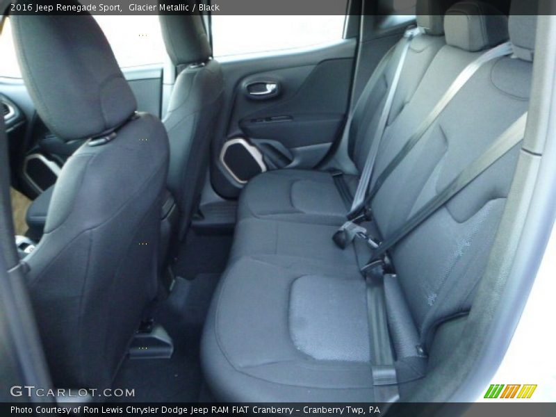 Glacier Metallic / Black 2016 Jeep Renegade Sport