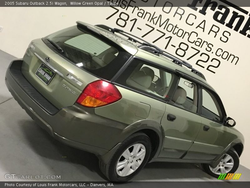 Willow Green Opal / Taupe 2005 Subaru Outback 2.5i Wagon
