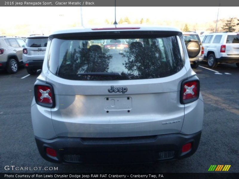 Glacier Metallic / Black 2016 Jeep Renegade Sport