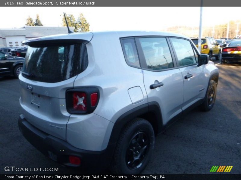 Glacier Metallic / Black 2016 Jeep Renegade Sport