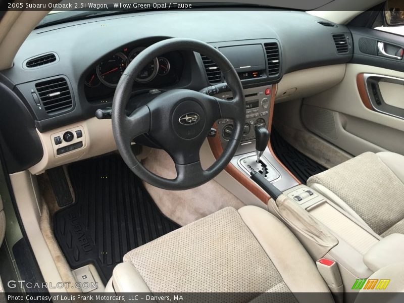 Willow Green Opal / Taupe 2005 Subaru Outback 2.5i Wagon