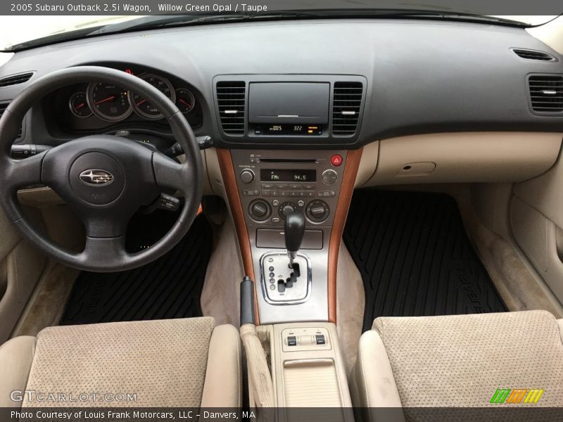 Willow Green Opal / Taupe 2005 Subaru Outback 2.5i Wagon