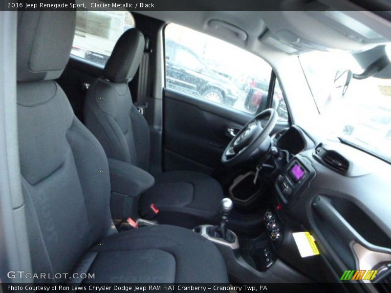 Glacier Metallic / Black 2016 Jeep Renegade Sport