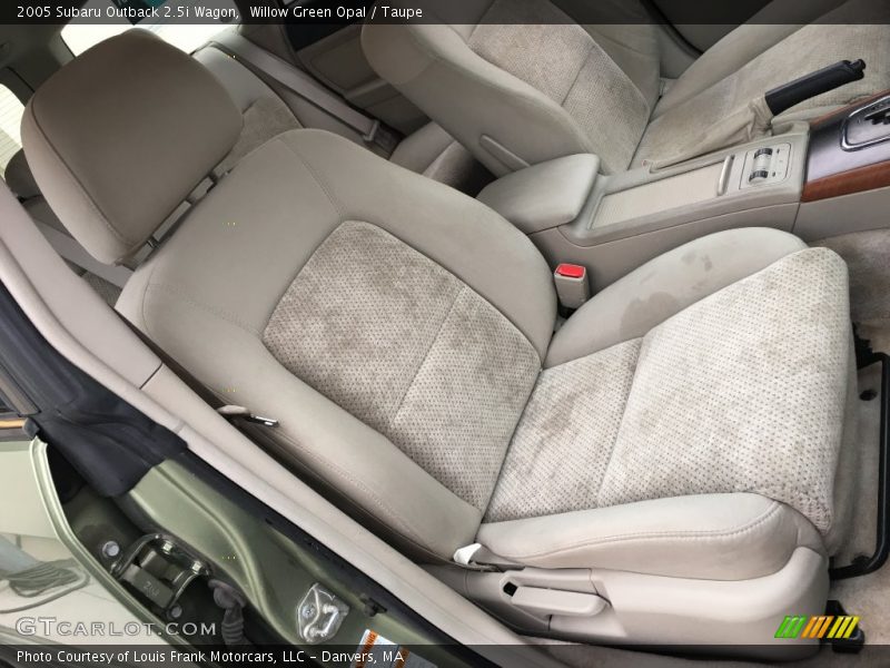 Willow Green Opal / Taupe 2005 Subaru Outback 2.5i Wagon