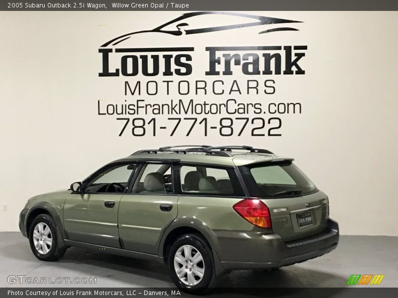 Willow Green Opal / Taupe 2005 Subaru Outback 2.5i Wagon