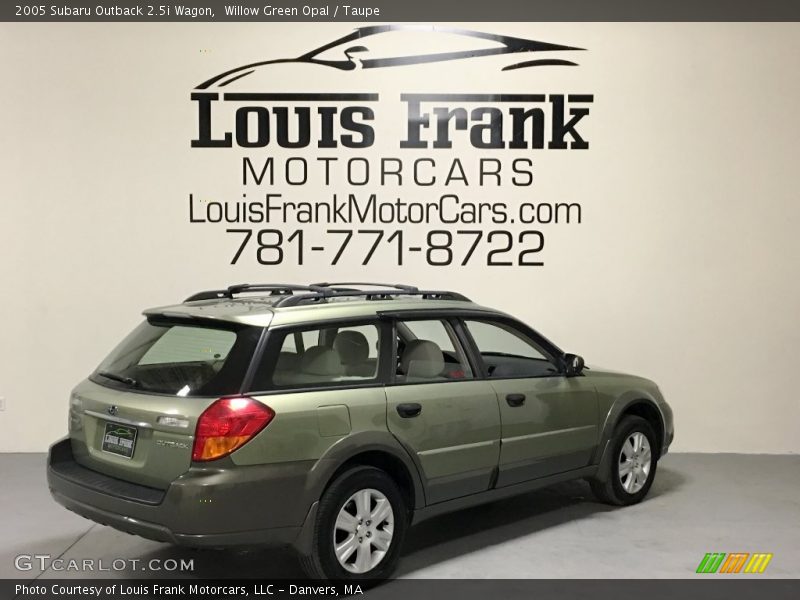 Willow Green Opal / Taupe 2005 Subaru Outback 2.5i Wagon