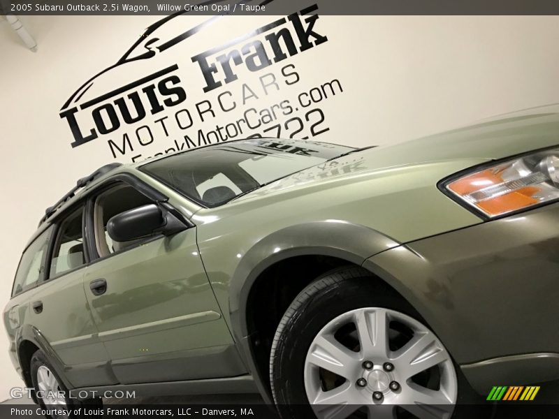 Willow Green Opal / Taupe 2005 Subaru Outback 2.5i Wagon