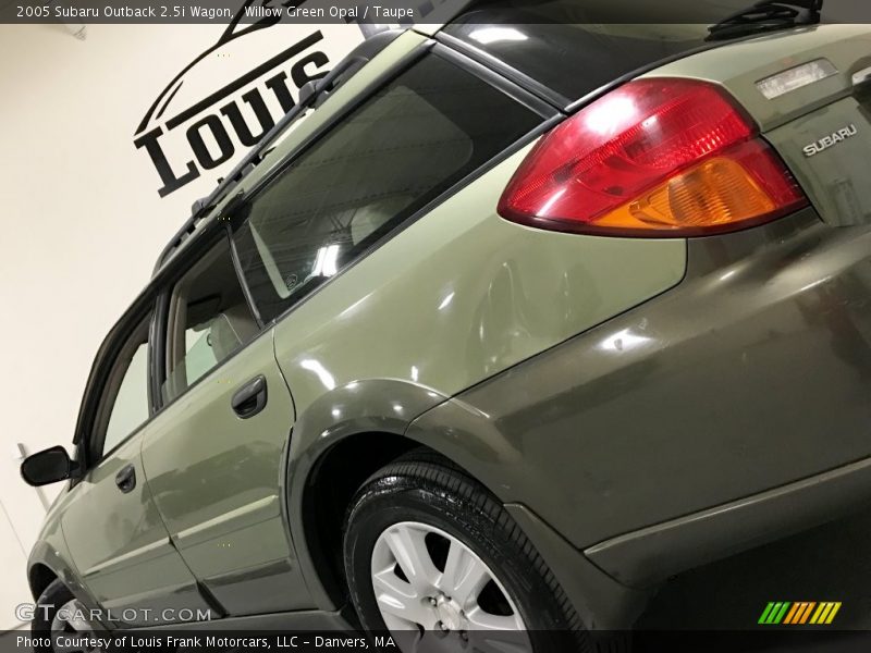 Willow Green Opal / Taupe 2005 Subaru Outback 2.5i Wagon