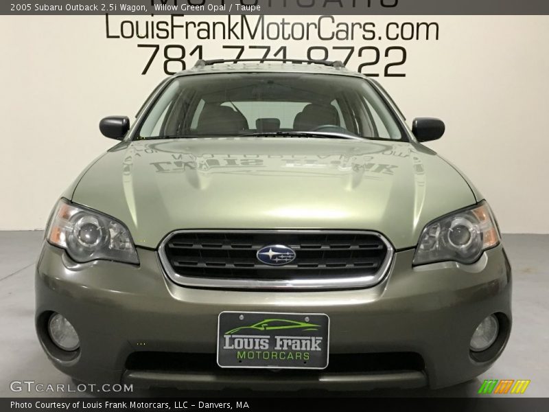 Willow Green Opal / Taupe 2005 Subaru Outback 2.5i Wagon