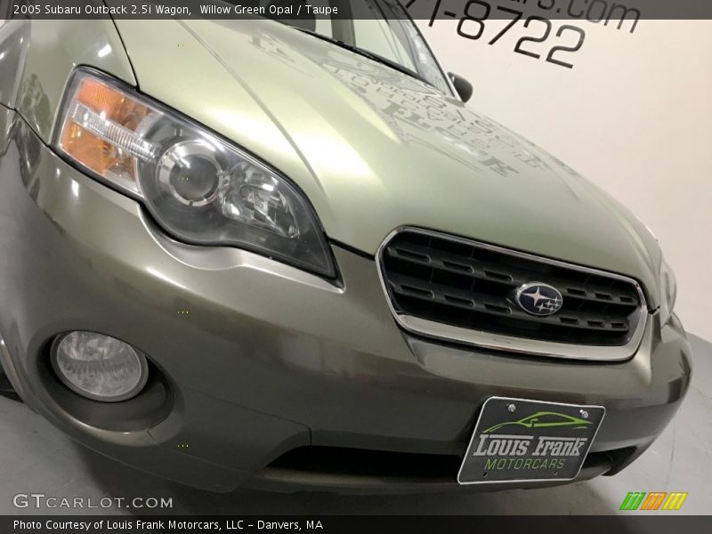 Willow Green Opal / Taupe 2005 Subaru Outback 2.5i Wagon