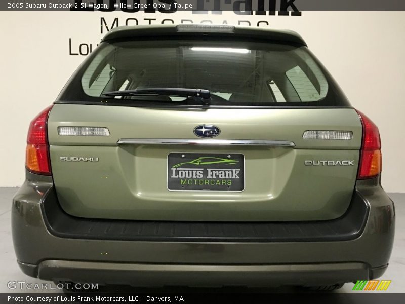Willow Green Opal / Taupe 2005 Subaru Outback 2.5i Wagon
