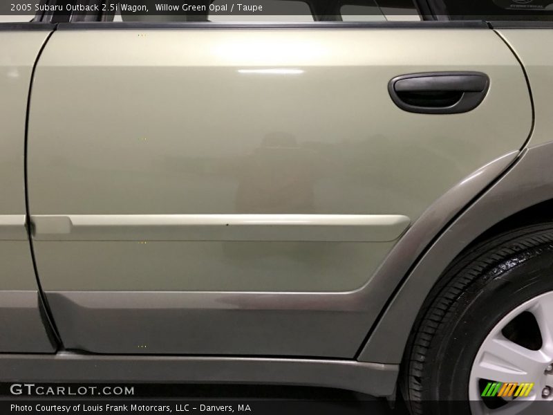 Willow Green Opal / Taupe 2005 Subaru Outback 2.5i Wagon