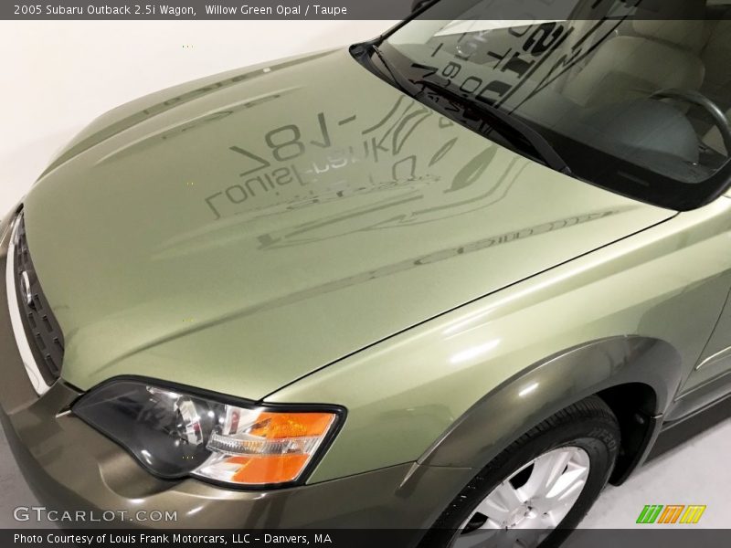 Willow Green Opal / Taupe 2005 Subaru Outback 2.5i Wagon