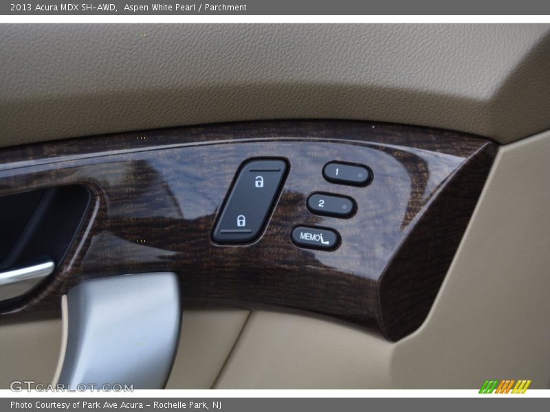 Aspen White Pearl / Parchment 2013 Acura MDX SH-AWD
