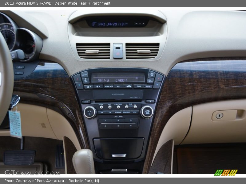 Aspen White Pearl / Parchment 2013 Acura MDX SH-AWD