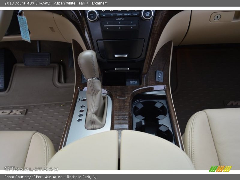 Aspen White Pearl / Parchment 2013 Acura MDX SH-AWD