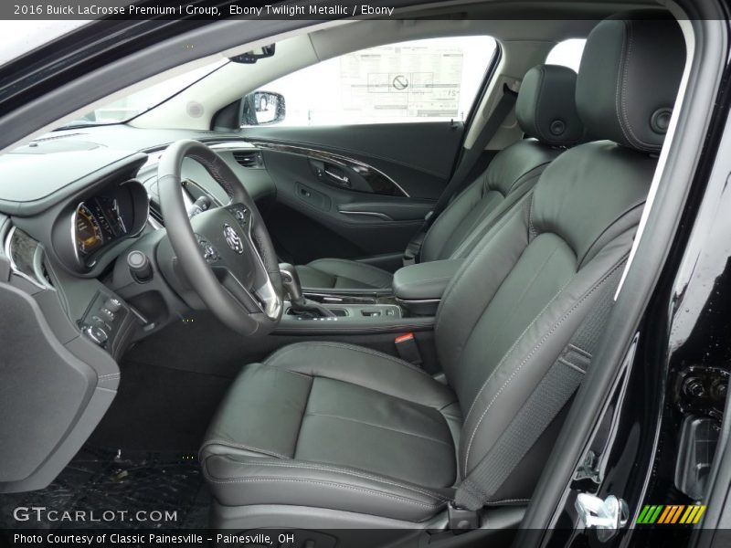 Front Seat of 2016 LaCrosse Premium I Group