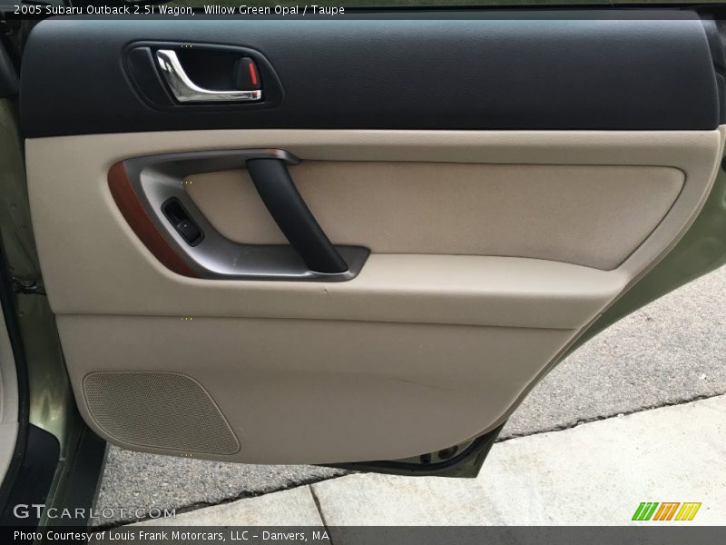 Willow Green Opal / Taupe 2005 Subaru Outback 2.5i Wagon
