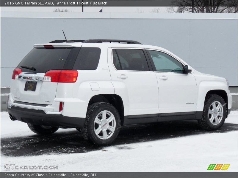 White Frost Tricoat / Jet Black 2016 GMC Terrain SLE AWD