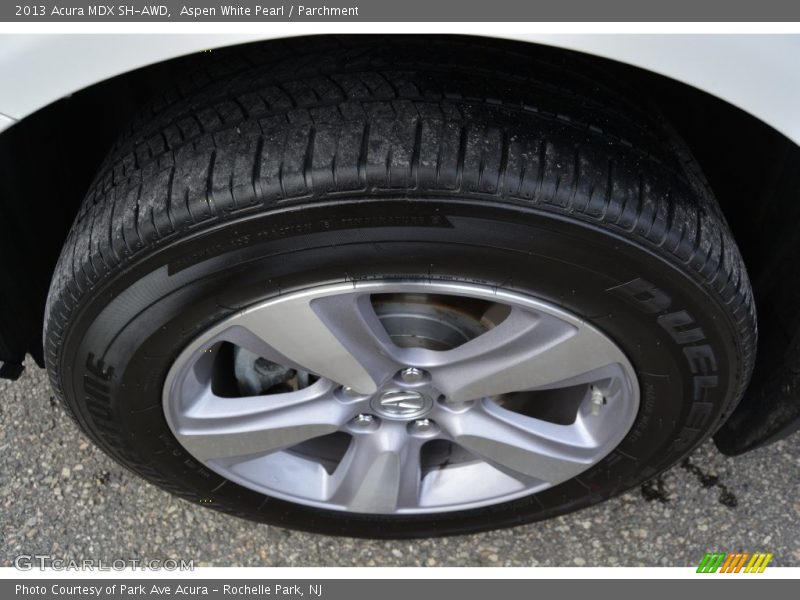 Aspen White Pearl / Parchment 2013 Acura MDX SH-AWD