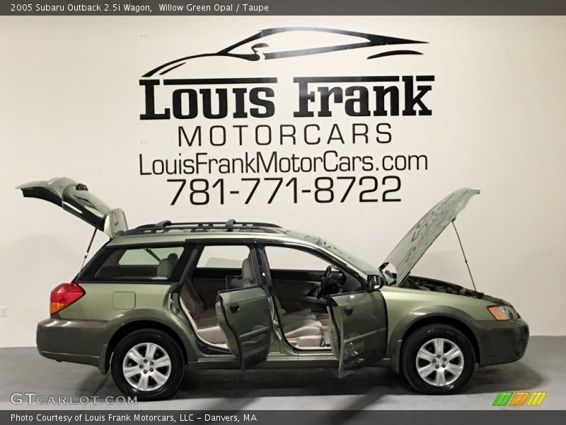 Willow Green Opal / Taupe 2005 Subaru Outback 2.5i Wagon