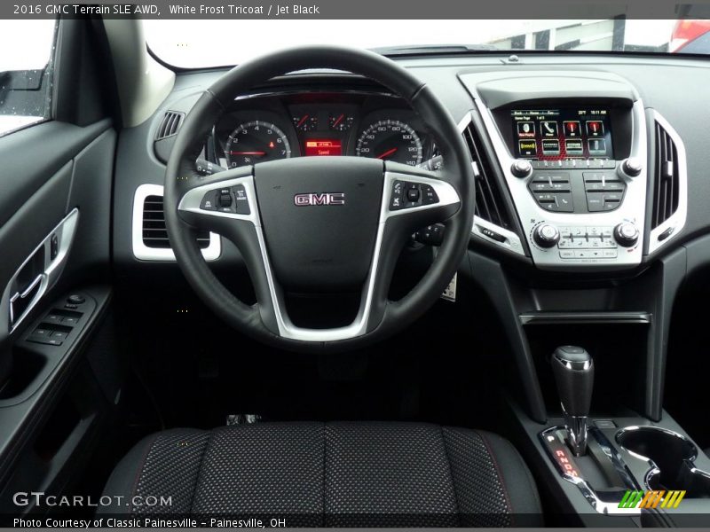 White Frost Tricoat / Jet Black 2016 GMC Terrain SLE AWD