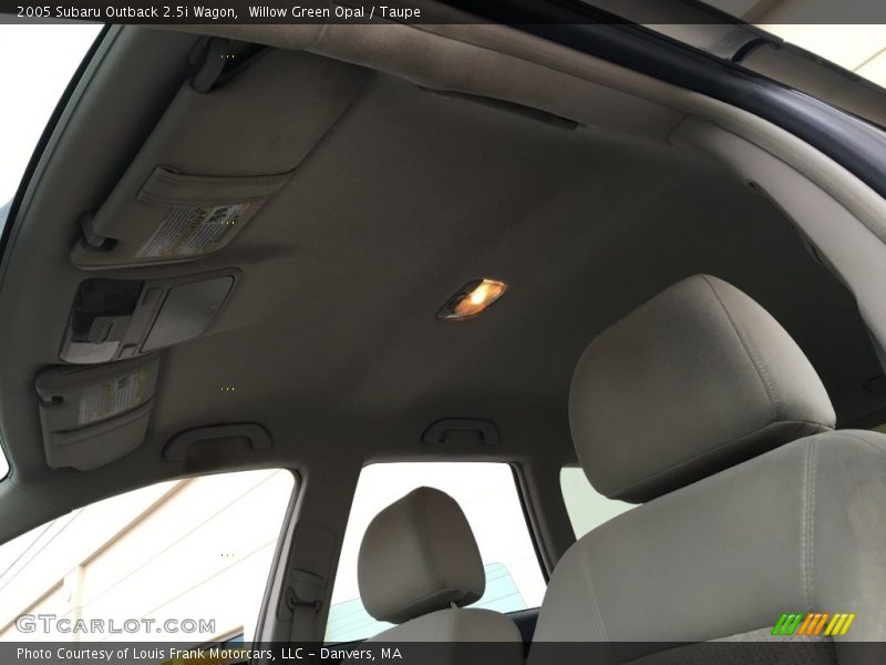 Willow Green Opal / Taupe 2005 Subaru Outback 2.5i Wagon