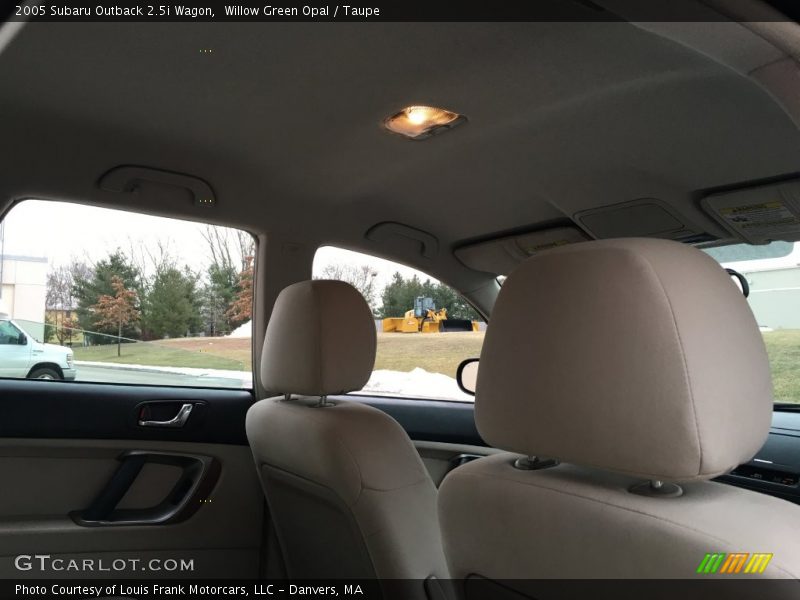 Willow Green Opal / Taupe 2005 Subaru Outback 2.5i Wagon