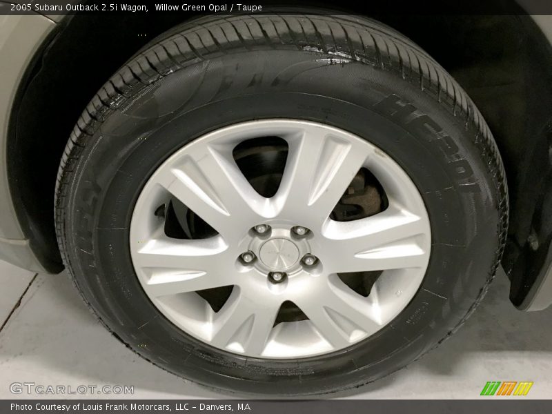 Willow Green Opal / Taupe 2005 Subaru Outback 2.5i Wagon