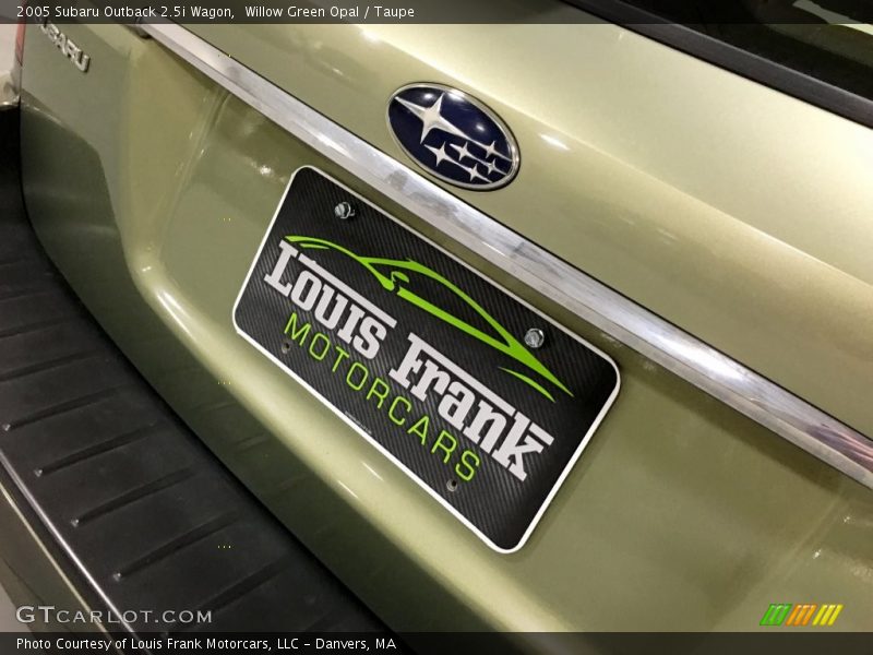 Willow Green Opal / Taupe 2005 Subaru Outback 2.5i Wagon