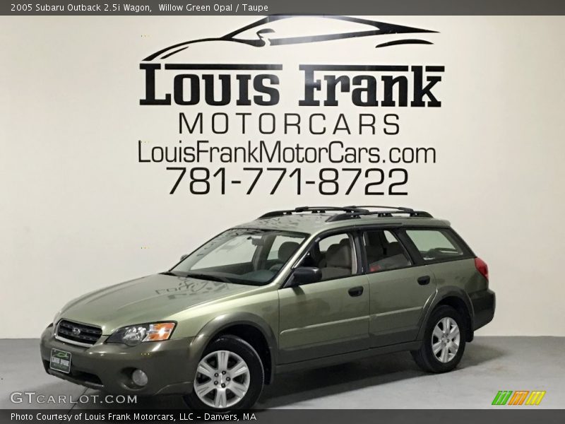 Willow Green Opal / Taupe 2005 Subaru Outback 2.5i Wagon