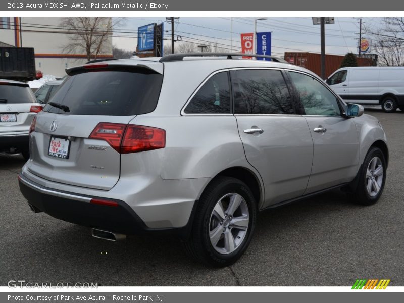 Palladium Metallic / Ebony 2013 Acura MDX SH-AWD