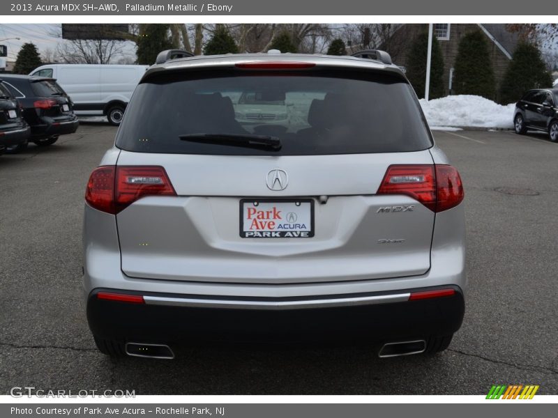 Palladium Metallic / Ebony 2013 Acura MDX SH-AWD