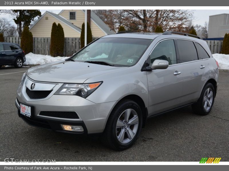 Palladium Metallic / Ebony 2013 Acura MDX SH-AWD