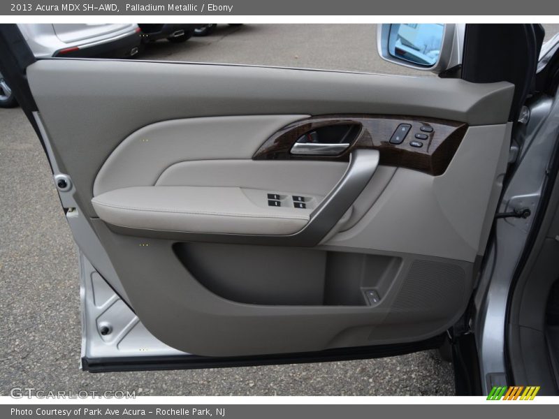 Palladium Metallic / Ebony 2013 Acura MDX SH-AWD