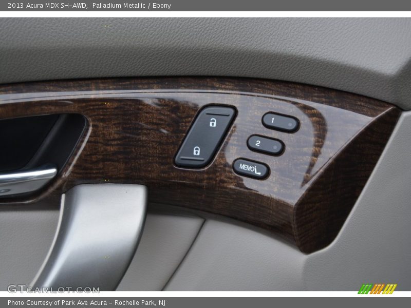 Palladium Metallic / Ebony 2013 Acura MDX SH-AWD