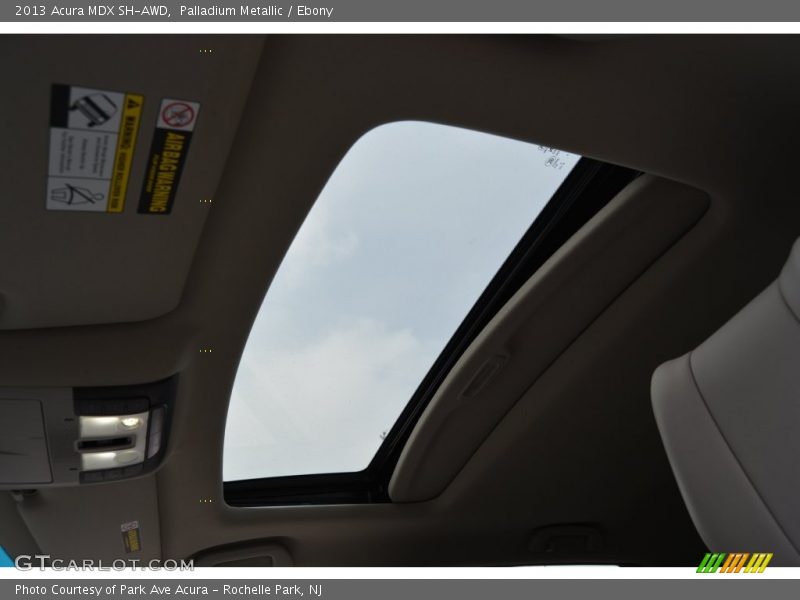 Palladium Metallic / Ebony 2013 Acura MDX SH-AWD