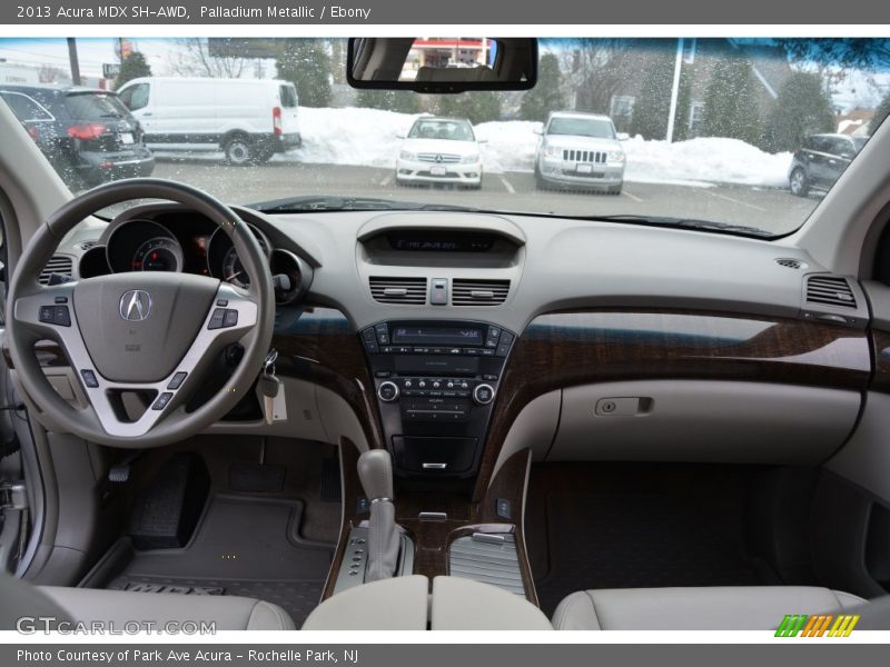 Palladium Metallic / Ebony 2013 Acura MDX SH-AWD