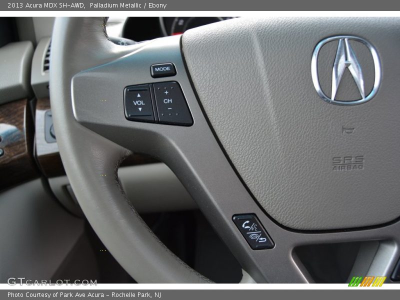 Palladium Metallic / Ebony 2013 Acura MDX SH-AWD
