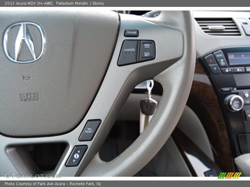 Palladium Metallic / Ebony 2013 Acura MDX SH-AWD